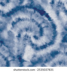 Round Tie Dye Shirt. Vector Old Background. Denim Abstract Grunge. Tiedye Peace. Blue Swirl Background. Tie Dye Circle Swirl. Dyed Print Repeat. Spiral Shibori Tie Dye. Seamless Indigo Tie Die.