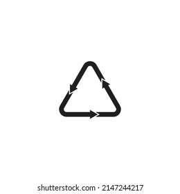 
Letra de triángulo redonda Un simple vector de símbolo
