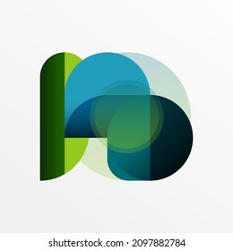 El triángulo redondeado forma líneas y círculos. Ilustración vectorial geométrica para fondo de banner de fondo o página de aterrizaje de papel pintado