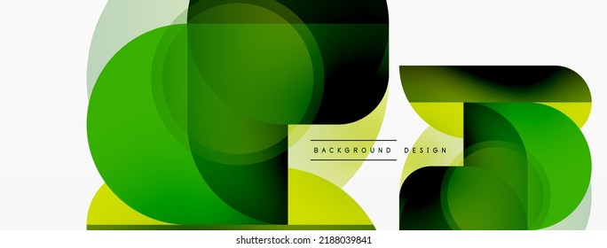 Round triangle shapes lines and circles. Geometric vector illustration for wallpaper banner background or landing page
