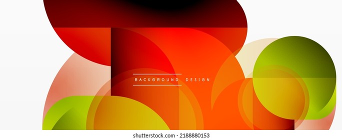 El triángulo redondeado forma líneas y círculos. Ilustración vectorial geométrica para fondo de banner de fondo o página de aterrizaje de papel pintado