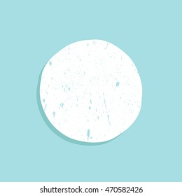 Round vector banner