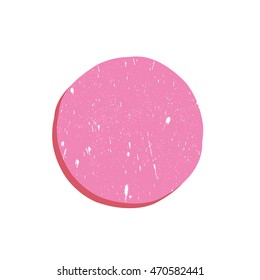 Round vector banner