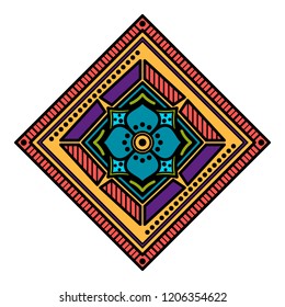 Round vector coloring Mandala for a New Year greeting card. Hand drawn background. Can be used for phone case print, etc. Islam, Arabic, Pakistan, Moroccan, Turkish, Indian, Spain motifs. 

