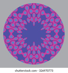 Round vector design with modern design.