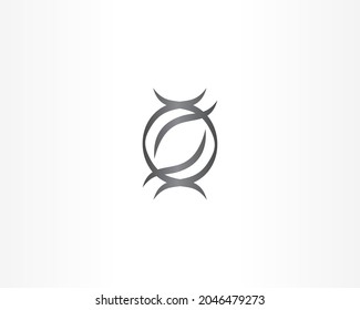 round vector element logo concept design
