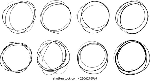 round vector frame - circle banner on white background