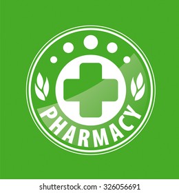 Round Abstract Vector Logo Pharmaceutical Companies Stock Vector ...