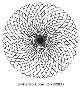 Round vector ornament Mandala. Traditional orient symbol. 
