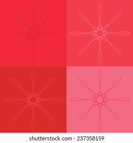 Round vector ornament Mandala. Traditional orient symbol. Print