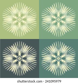 Round vector ornament Mandala. Traditional orient symbol. Print