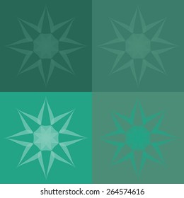 Round vector ornament Mandala. Traditional orient symbol. Print