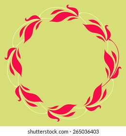 Round vector ornament Mandala. Traditional orient symbol. Print