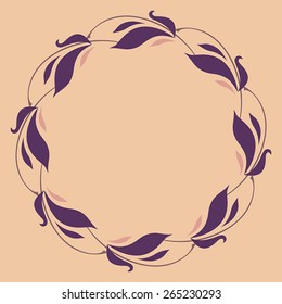 Round vector ornament Mandala. Traditional orient symbol. Print