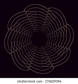 Round vector ornament Mandala. Traditional orient symbol. Print