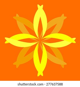 Round vector ornament Mandala. Traditional orient symbol. 
