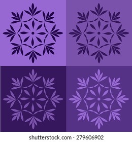 Round vector ornament Mandala. Traditional orient symbol. 