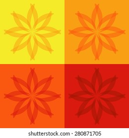 Round vector ornament Mandala. Traditional orient symbol. 