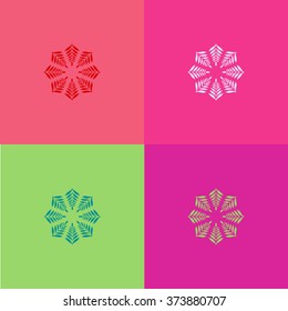 Round vector ornament Mandala. Traditional orient symbol. 