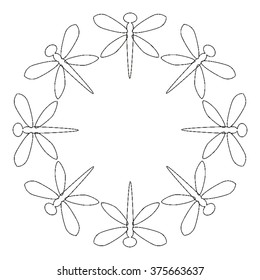 Round vector ornament Mandala. Traditional orient symbol. 