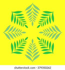 Round vector ornament Mandala. Traditional orient symbol. 