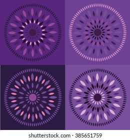 Round vector ornament Mandala. Traditional orient symbol. 
