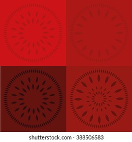  Round vector ornament Mandala. Traditional orient symbol. 