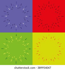 Round vector ornament Mandala. Traditional orient symbol. 