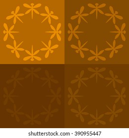 Round vector ornament Mandala. Traditional orient symbol. 