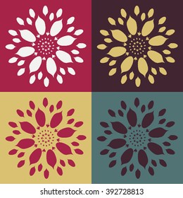  Round vector ornament Mandala. Traditional orient symbol. 