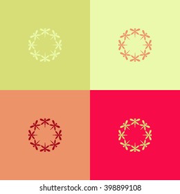 Round vector ornament Mandala. Traditional orient symbol. 
