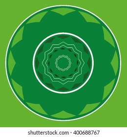 Round vector ornament Mandala. Traditional orient symbol. 