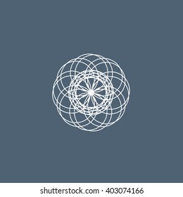 Round vector ornament Mandala. Traditional orient symbol. 