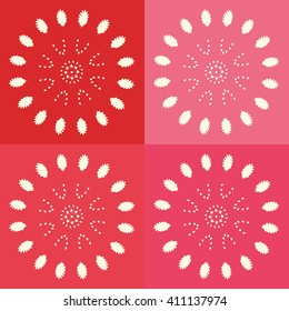 Round vector ornament Mandala. Traditional orient symbol. 