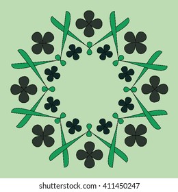 Round vector ornament Mandala. Traditional orient symbol. 