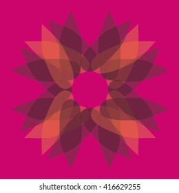 Round vector ornament Mandala. Traditional orient symbol. 