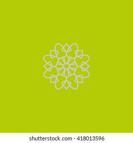 Round vector ornament Mandala. Traditional orient symbol. 