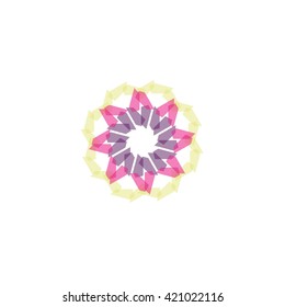 Round vector ornament Mandala. Traditional orient symbol. 