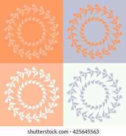 Round vector ornament Mandala. Traditional orient symbol. 