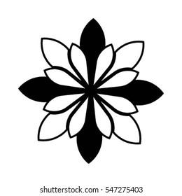 Round vector ornament Mandala. Traditional orient symbol
