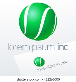 Round vector sign. Logo for Ecology, Cosmetic, Pharmacy and Medicine activity