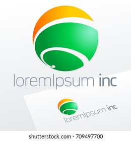 Round vector sign. Logo for Ecology, Pharmacy, Medicine activity.