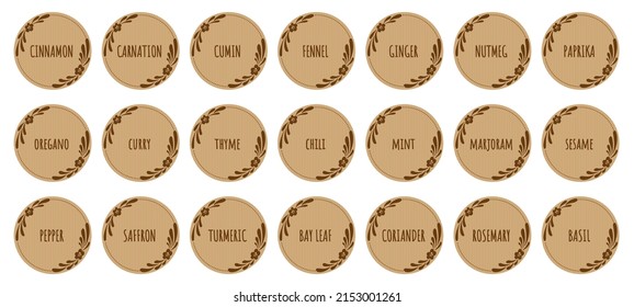 9,951 Seasoning label design Images, Stock Photos & Vectors | Shutterstock