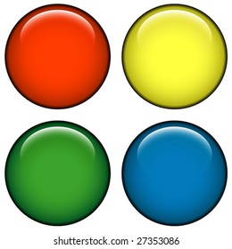 round web buttons