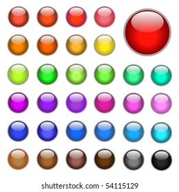 Round Web Buttons