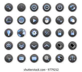 round web buttons