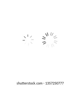 Round Webpage Loading Icon Stock Vector (Royalty Free) 1357250777 ...