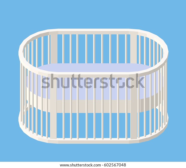 round white cot