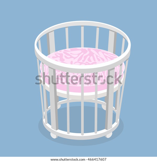 round white cot