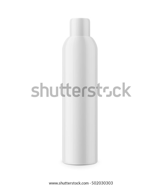 Download Round White Glossy Plastic Cosmetic Bottle Stock Vector Royalty Free 502030303